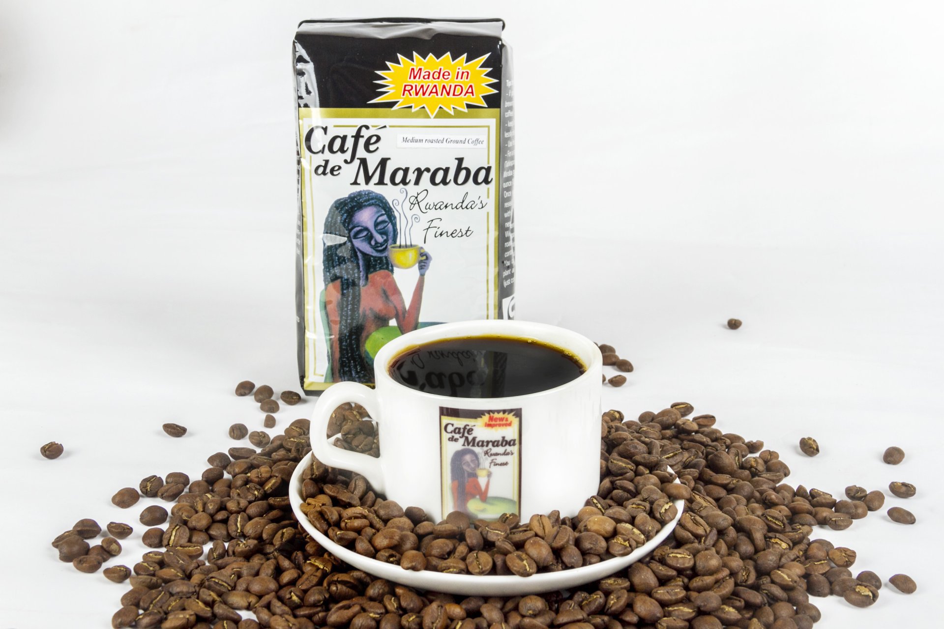 Ikawa nyarwanda  coffee  Ifite umuhumuro, iryoshye ku bayikunda. 250 ml
