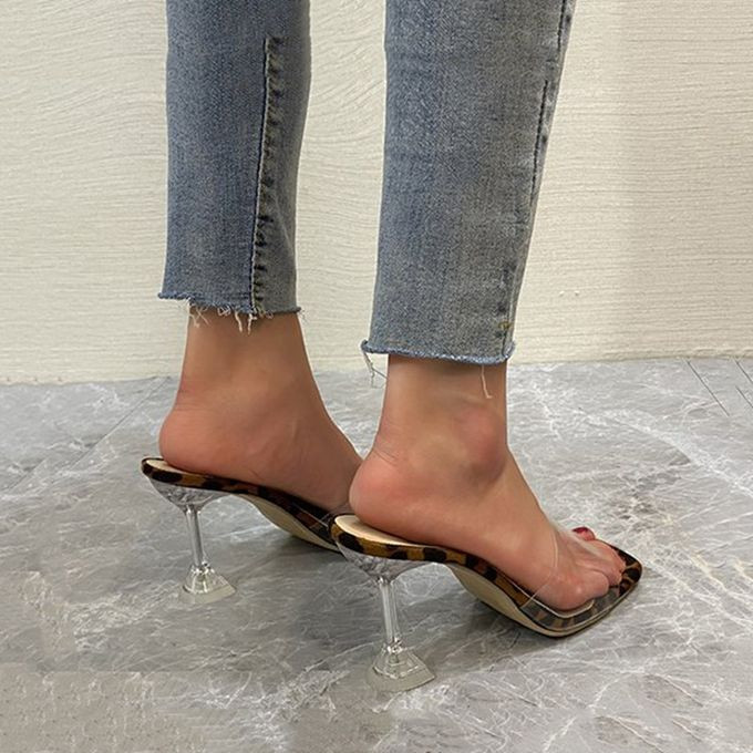 Fashion Women Shoes Sandals Ladies Shoes High Heels Outer Wear Slippers