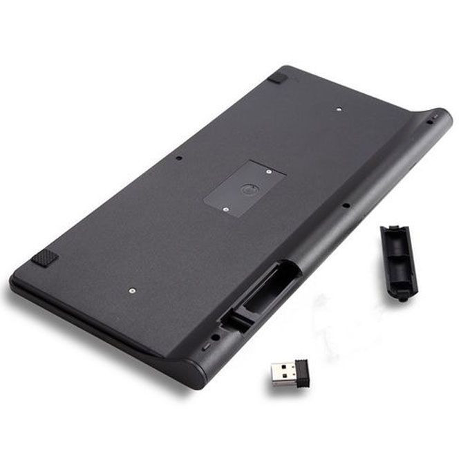 Qwen Mini Wireless Mouse & Keyboard Combo -Black