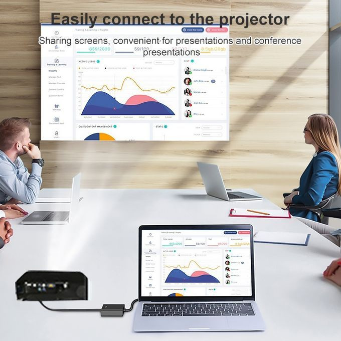VGA To HDMI Converter Adapter Cable With Audio