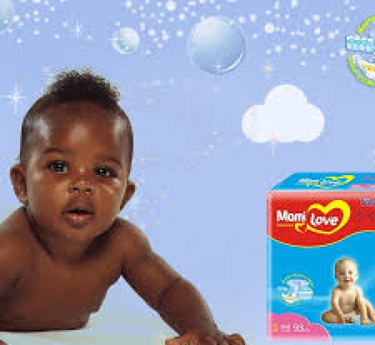 pampa za abana Mami love ikarito 84pc, Diapers