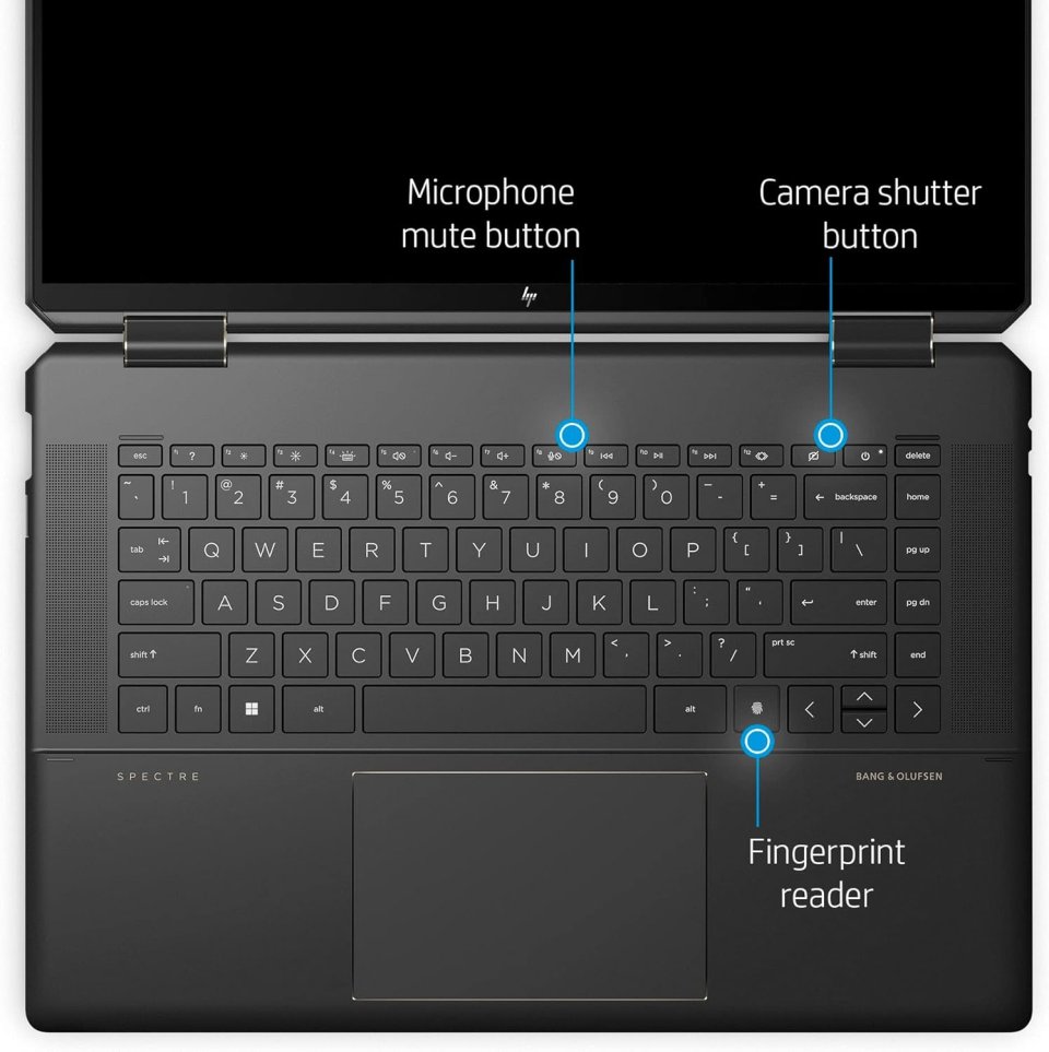 HP Spectre x360 16 Laptop, i7 13th Gen, 16GB, 1TB, Arc 4GB