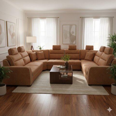 Large Capacity 7 Seater Sofa Collection 3