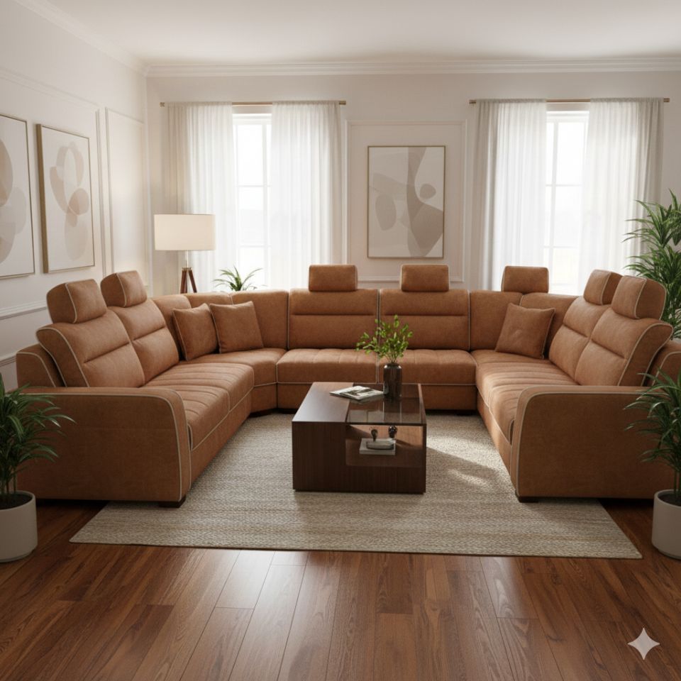 Large Capacity 7 Seater Sofa Collection