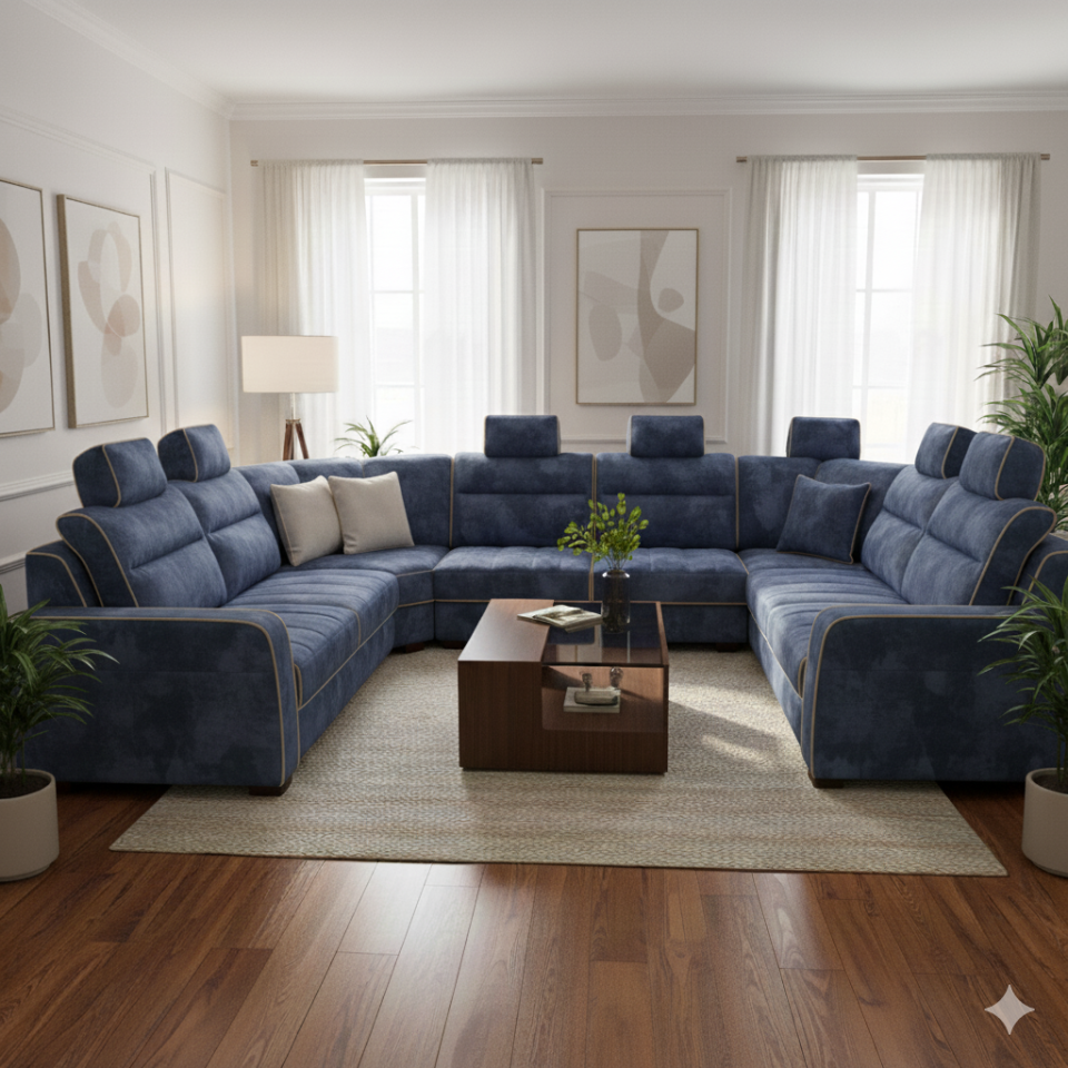 Large Capacity 7 Seater Sofa Collection