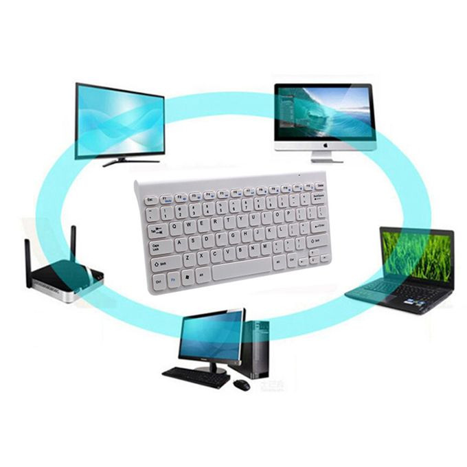 Qwen 2.4G Wireless USB Keyboard Mouse Combo-White 7