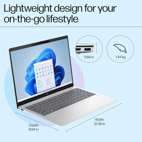 HP Pavilion Plus 14 Laptop, i5 13th Gen, 16GB, 512GB, Iris Xe 2